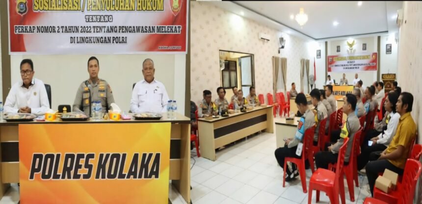 Polres Kolaka menggelar penyuluhan hukum, (3/6/2025).