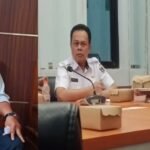 Bupati dan Wakil Bupati Enrekang memaparkan capaian 100 hari kerja di hadapan wartawan, (4/6/2025)