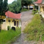 Kondisi kantor dua dinas di Enrekang memprihatinkan, (9/6/2025). (indra jy/mp)