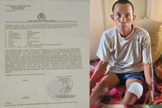 Seorang pria berusia 44 tahun bernama Arifin, warga Monro-Monro Kecamatan Binamu, Kabupaten Jeneponto jadi korban pengeroyokan, Mei 2025. (R35/HO)