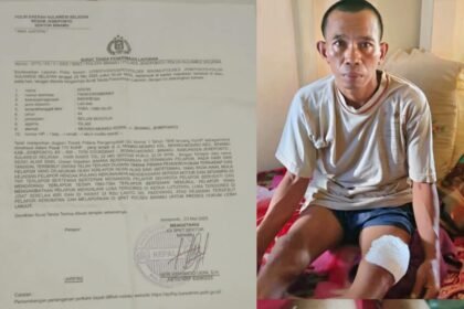 Seorang pria berusia 44 tahun bernama Arifin, warga Monro-Monro Kecamatan Binamu, Kabupaten Jeneponto jadi korban pengeroyokan, Mei 2025. (R35/HO)