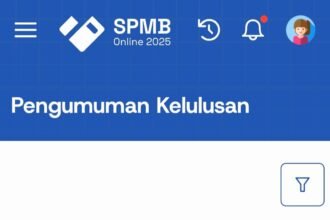 Situs resmi tak tampilkan hasil pengumuman kelulusan, SPMB Online 2025, Selasa 3 Juni 2025. (R3/HO)