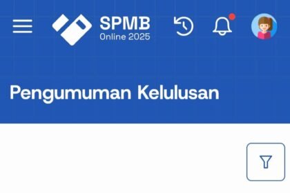 Situs resmi tak tampilkan hasil pengumuman kelulusan, SPMB Online 2025, Selasa 3 Juni 2025. (R3/HO)