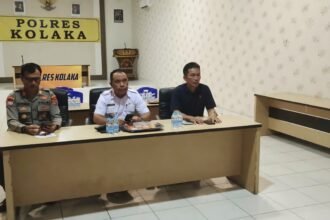 Perang melawan perdagangan orang lewat rapat koordinasi nasional secara hybrid yang pertemuan ini berlangsung di Aula Kemitraan Polres Kolaka, 4 Juni 2025.