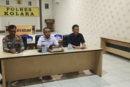 Perang melawan perdagangan orang lewat rapat koordinasi nasional secara hybrid yang pertemuan ini berlangsung di Aula Kemitraan Polres Kolaka, 4 Juni 2025.