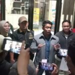 Konferensi pers yang digelar Kamis (5/6/2025) oleh tim hukum dari Yayasan LBH Rastra Justitia 789 terkait persekusi jurnalis di Kediri.