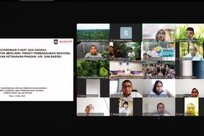 Kementerian Dalam Negeri Indonesia menggelar rapat koordinasi secara daring untuk mendorong peran Perhutanan Sosial.