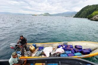 Penjaga garis pantai di bawah Komando Lantamal X Jayapura, Juni 2025.