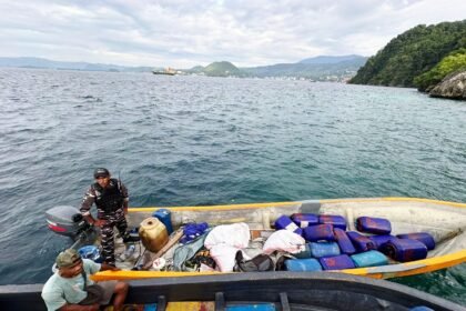 Penjaga garis pantai di bawah Komando Lantamal X Jayapura, Juni 2025.