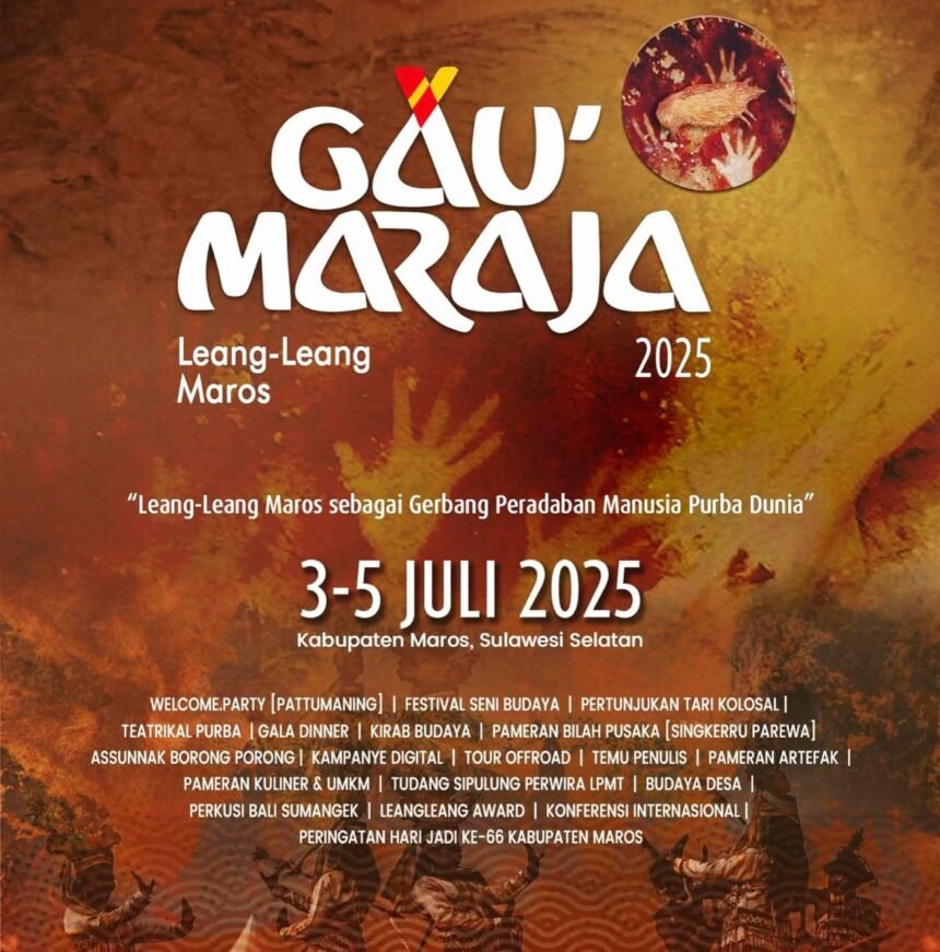 Perhelatan budaya besar Gau Maraja.
