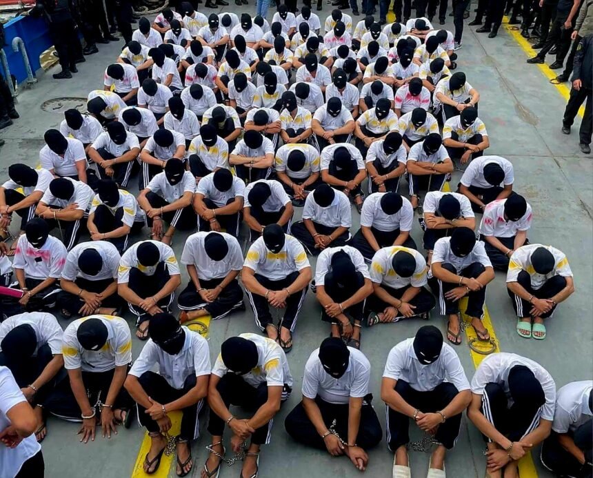 100 narapidana dari Sumut dipindahkan ke Nusakambangan, (14/6/2025).