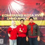 Pengurus baru LMND Makassar periode 2025–2027.