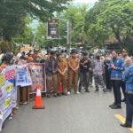 Ratusan tenaga PPPK di Enrekang tuntut kepastian SK dan Gaji yang belum dibayar, Juni 2025.