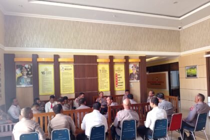 Kapolres Enrekang menggelar coffee morning, Juni 2025.