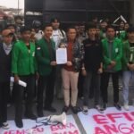 Mahasiswa UIN Makassar kritik pemangkasan anggaran, (19/6/2025).