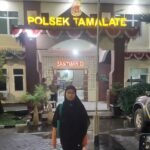 Tanty Rudjito datang sekitar pukul 17.40 WITA ke Polsek Tamalate Makassar untuk menanyakan kelanjutan kasus yang telah ia laporkan sejak 26 Januari 2024.