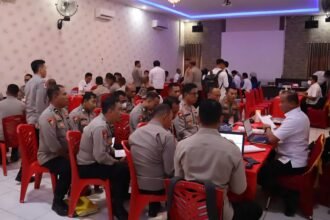 Tim Inspektorat Pengawasan Umum (Itwasum) Polri melaksanakan Audit Kinerja Tahap II Tahun 2025 di Polres Kolaka pada Sabtu (21/6/2025).
