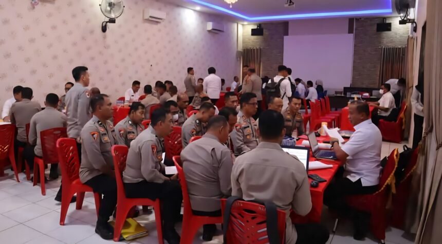 Tim Inspektorat Pengawasan Umum (Itwasum) Polri melaksanakan Audit Kinerja Tahap II Tahun 2025 di Polres Kolaka pada Sabtu (21/6/2025).