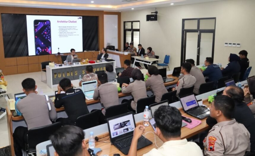 Sukoharjo menggelar pelatihan kecerdasan buatan atau AI untuk tingkatkan fungsi intelijen dan kehumasan, (18/6/2025).