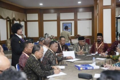 Lemhannas kumpulkan para peserta retret kepala daerah di Jatinangor-Sumedang, bicara soal ancaman kebangsaan, Juni 2025. (puspen kemendagri/ho/mp)