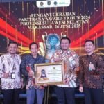 Wakil Bupati Enrekang raih Paritrana Award 2025.