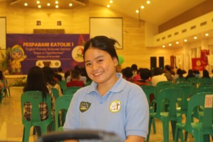 Foto Velin Tri Febrianty, pendamping Sekami dari Greja Katolik Stasi Bajimangai.