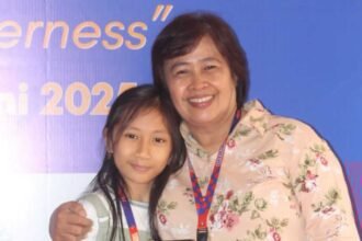 Pendamping Stasi Bunda Maria Mandai Kabupaten Maros, Yanti bersama Frenelisya Gisela Payangan yang sukses meraih predikat Juara I (Gold Champion), Juni 2025.