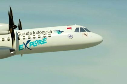 Pesawat Garuda Indonesia.