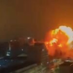 Rekaman serangan langsung di Israel, tampilkan rudal hipersonik hantam Tel Aviv, (14/6/2025). (geopolitics_live/ho/mp)