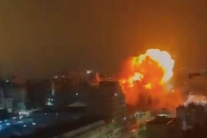 Rekaman serangan langsung di Israel, tampilkan rudal hipersonik hantam Tel Aviv, (14/6/2025). (geopolitics_live/ho/mp)