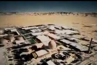 Citra 3D ungkap struktur fasilitas nuklir Dimona milik Israel di Gurun Negev, Juni 2025. (iribnews/ho/mp)