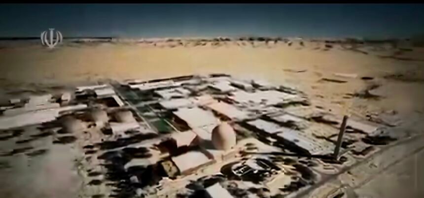 Citra 3D ungkap struktur fasilitas nuklir Dimona milik Israel di Gurun Negev, Juni 2025. (iribnews/ho/mp)