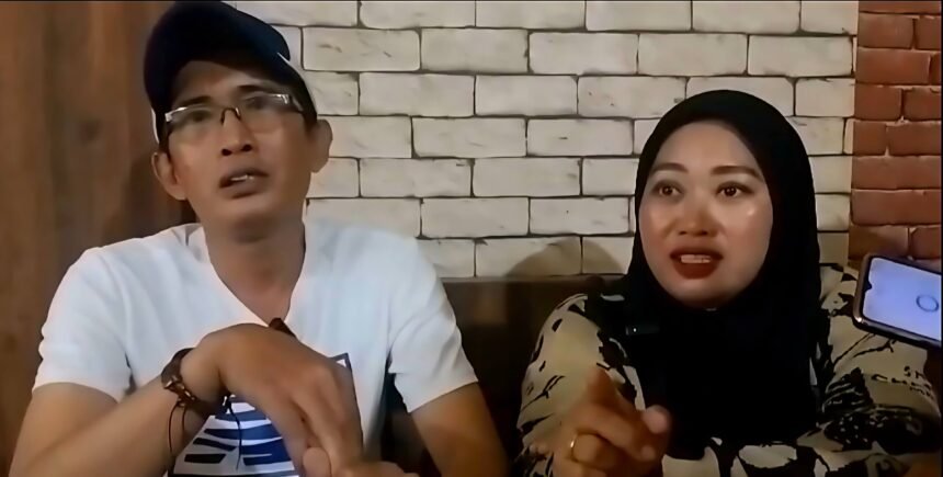 Seorang Aparatur Sipil Negara (ASN) di lingkungan Pemerintah Kabupaten Jeneponto bersama istri melakukan klarifikasi terkait tudingan skandal yang mencuat di media sosial, (28/6/2025).