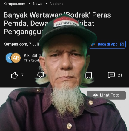 Zoelnasti, Wartawan Senior dari Pasaman Barat.