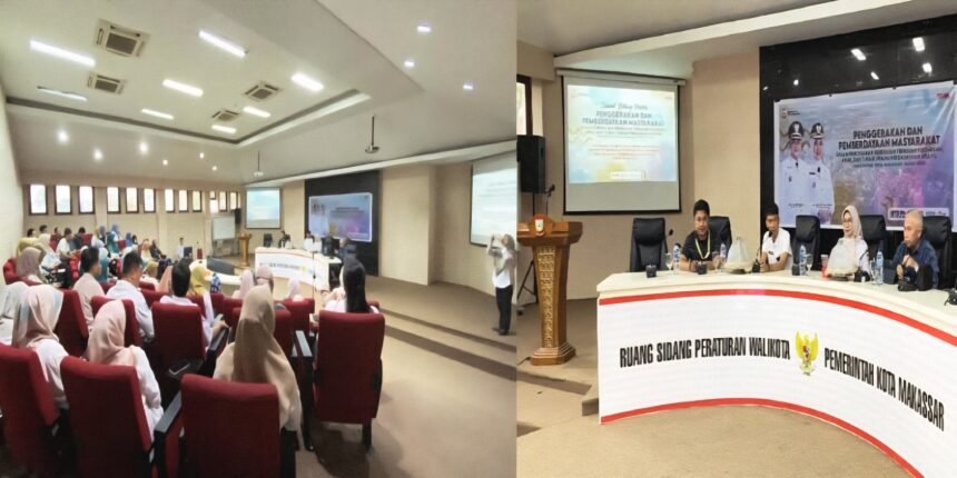 Pemkot melalui Dinas Pemberdayaan Perempuan dan Perlindungan Anak (DP3A) menggelar kegiatan penggerakan dan pemberdayaan masyarakat dalam pencegahan kekerasan terhadap perempuan, anak, dan TPPO, Rabu lalu (2/6/2025) di ruang Sipakalebbi, Balai Kota Makassar.