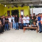Rombongan anggota DPRD Kabupaten Buru, Maluku, melakukan kunjungan kerja ke kawasan tambang emas Gunung Botak, Kamis, 3 Juli 2025.