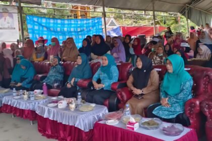 Gerakan Masyarakat Hidup Sehat (Germas) yang digelar di Desa Bontongan, Kecamatan Baraka, Selasa lalu (1/7).