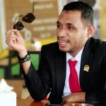 Ketua Fraksi Golkar DPRD Kabupaten Buru, Maluku, M. Rum Soplestuny, (3/7/2025).