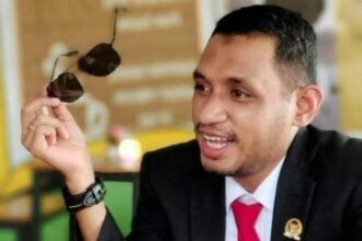 Ketua Fraksi Golkar DPRD Kabupaten Buru, Maluku, M. Rum Soplestuny, (3/7/2025).