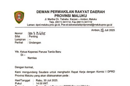 DPRD Maluku mengundang 11 koperasi untuk membahas operasi di kawasan tambang emas Gunung Botak, Desa Dava, Kecamatan Waelata, Kabupaten Buru.