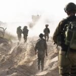 Angkatan darat Israel di Jalur Gaza.