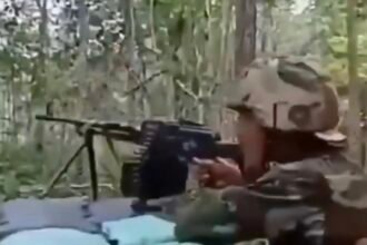 Bentrokan bersenjata Thailand-Kamboja meningkat di perbatasan, (24/7/2025). (@TabZLIV/ho/mp)