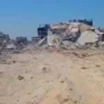 Kehancuran besar-besaran oleh pasukan pendudukan telah memusnahkan Jalan Gaza lama di Jabalia, sebelah utara Jalur Gaza, selama perang pemusnahan yang sedang berlangsung, Juli 2025. (qudsn/ho/mp)
