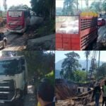 Kemacetan kendaraan di ruas Enrekang–Toraja, tepatnya di Kampung Kulinjang, Kelurahan Tuara, akibat pekerjaan perbaikan jalan dan penanganan longsor oleh PT Maya Persada. Situasi ini terjadi hampir setiap hari, siang maupun malam, menghambat arus lalu lintas dari dua arah.