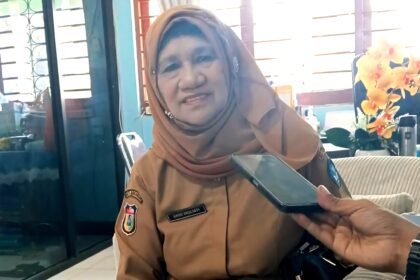 Kepala Sekolah SMP Negeri 2 Makassar, Hj. Andi Muliati.