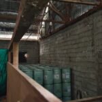 Tampak CN (Sianida) di gudang unit 17 Desa Parbulu, Kecamatan Waelata, Kabupaten Buru, Maluku.