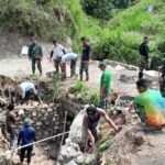 Pengerasan Jalan TMMD ke-125 di Anggeraja-Enrekang, (9/8/2025).