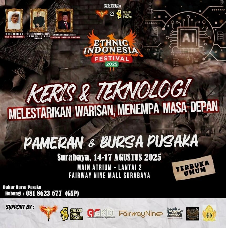 IGX Surabaya 2025 dijadwalkan berlangsung di Fairway Nine Mall, 14–17 Agustus 2025, bertepatan dengan peringatan 80 Tahun Kemerdekaan RI.