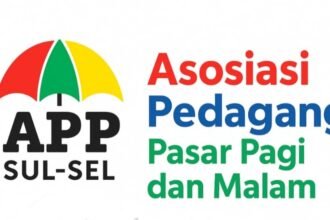 Logo Asosiasi Pedagang Pasar Pagi dan Malam (APP) Sulawesi Selatan. APP GOR Sudiang menyatakan siap menggelar audiensi dengan Dinas Pemuda dan Olahraga Sulsel untuk membahas pengelolaan Pasar GOR Sudiang yang dinilai perlu dikelola secara transparan dan berpihak pada pedagang.