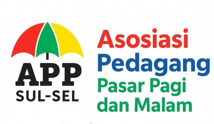 Logo Asosiasi Pedagang Pasar Pagi dan Malam (APP) Sulawesi Selatan. APP GOR Sudiang menyatakan siap menggelar audiensi dengan Dinas Pemuda dan Olahraga Sulsel untuk membahas pengelolaan Pasar GOR Sudiang yang dinilai perlu dikelola secara transparan dan berpihak pada pedagang.